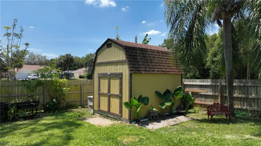Locked 10 X 12 shed