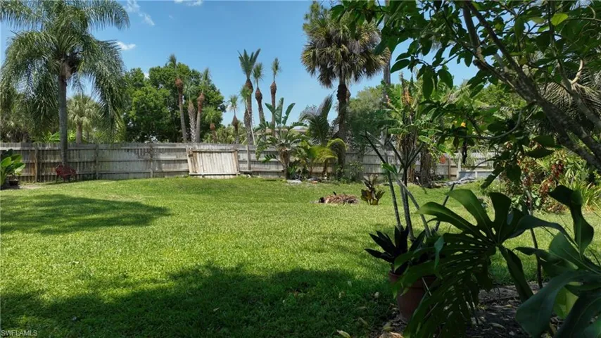 Privacy fencing all around the yard
