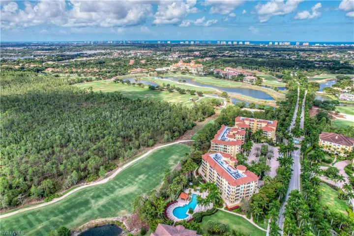 aerial featuring a water view