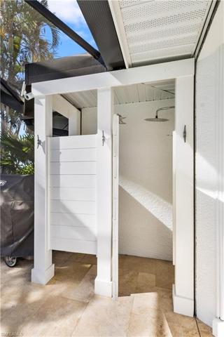 Outdoor pool shower