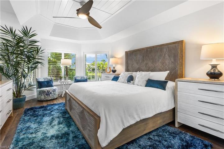 Primary ensuite has a bay window where you can relax and read a good novel.  Natural light makes that easy! Custom tray ceiling.
