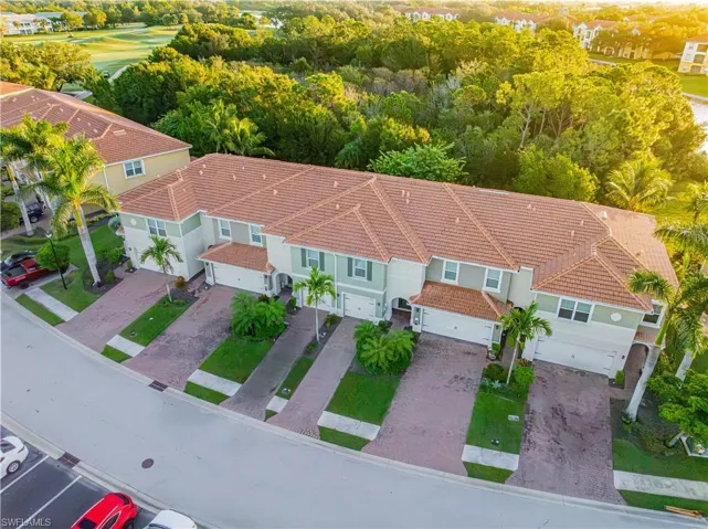View from above of property