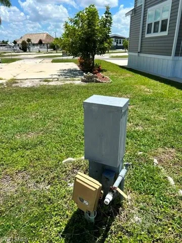 water and electric box