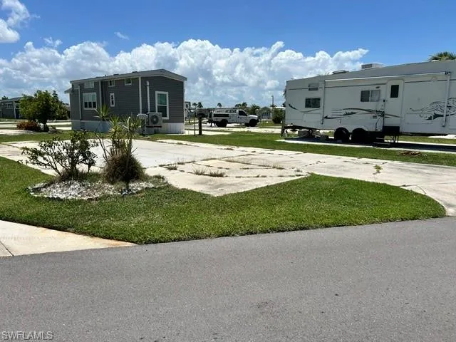 left side of the lot