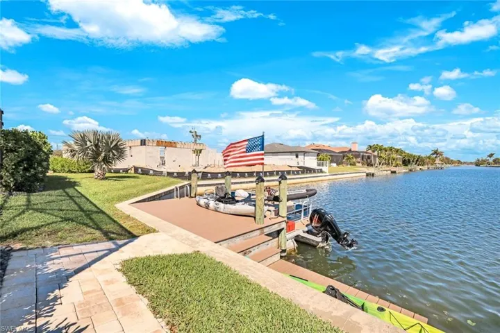 dock with kayak launch area