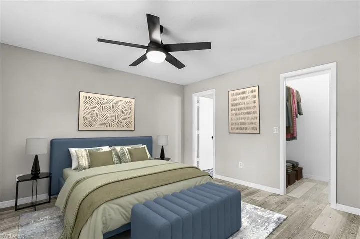 Master Bedroom Staged