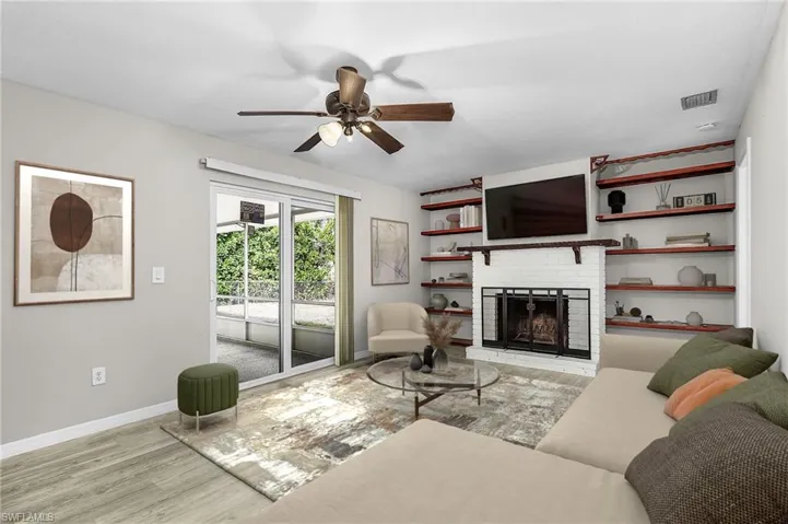 Family Room Staged
