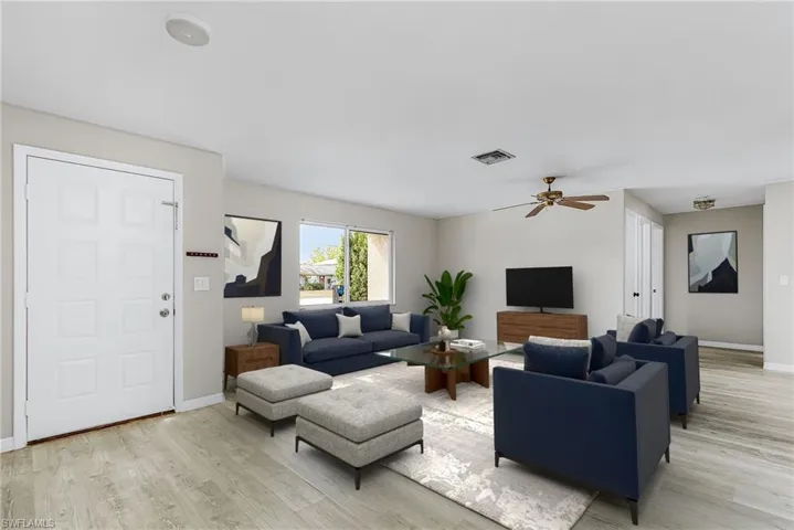 Living Room Staged