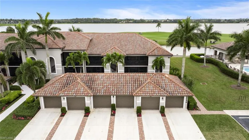 View of front of home featuring a water view
