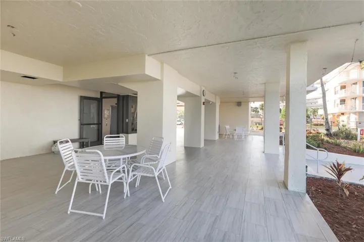 View of patio / terrace featuring outdoor dining space and visible vents