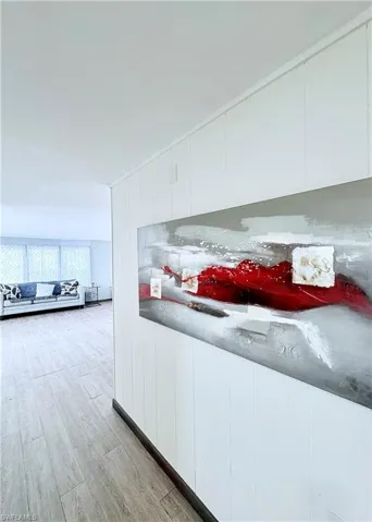Detailed view of wood finished floors