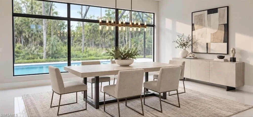 AI generated visual of living room design