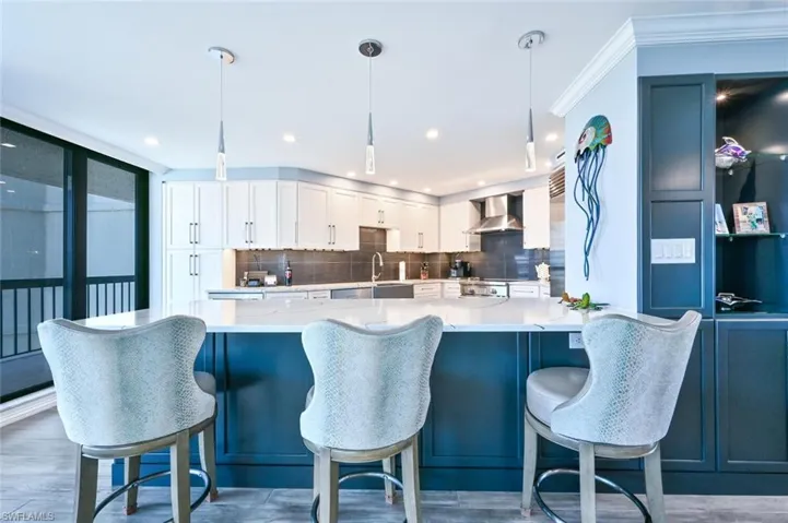 Lots of built-in & lighted extra storage