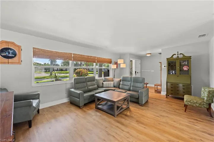 Living room featuring light hardwood / wood-style floors