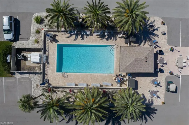 Community Pool Aerial View