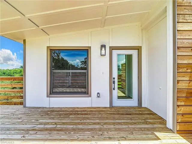 View of exterior entry