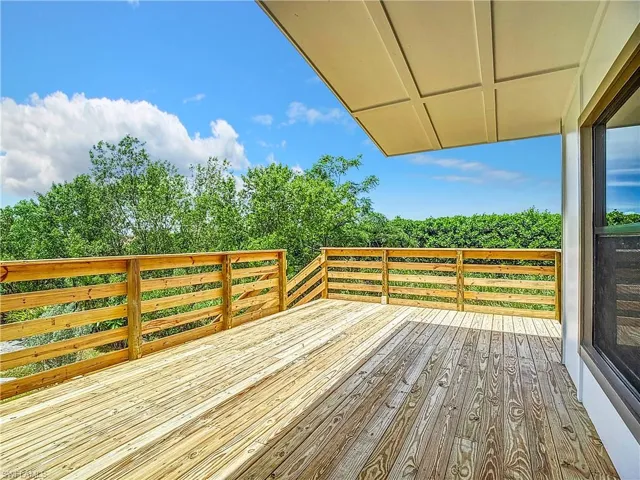 View of deck