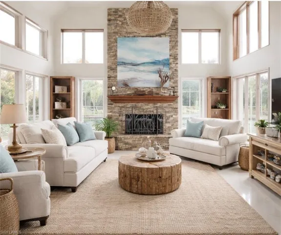 Virtual staged Family Room
