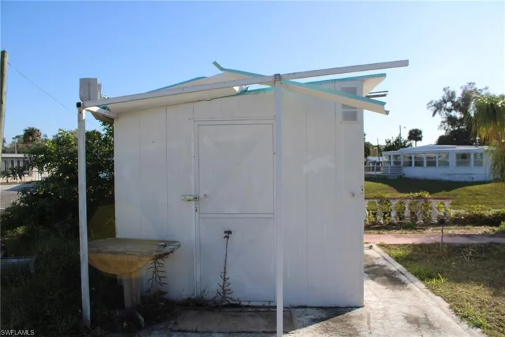 View of outbuilding