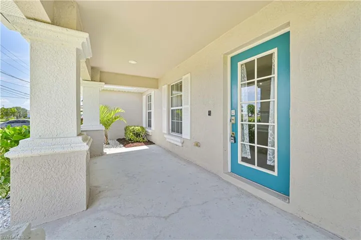 View of patio