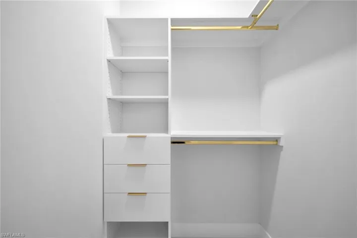 View of spacious closet
