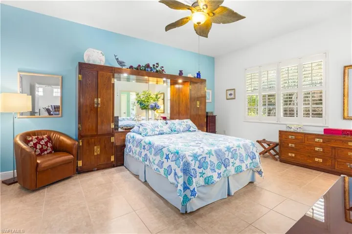 Bedroom featuring tile patterned flooring