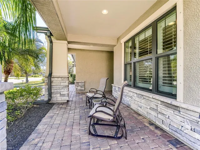 Covered front porch