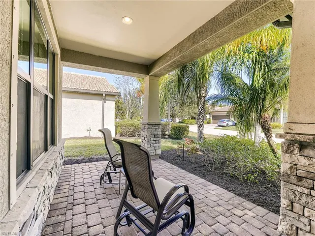 Covered front porch