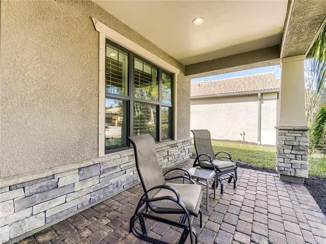 Covered front porch