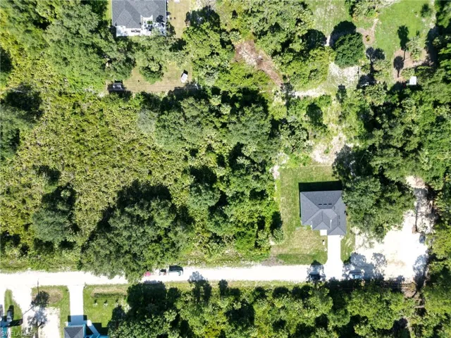 Aerial view of property's location
