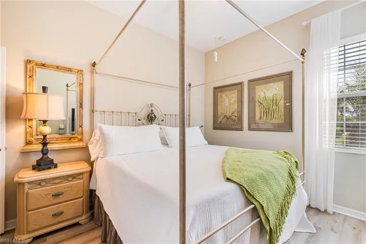 Bedroom featuring light wood finished floors