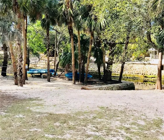Wooded area for the community along the river.
