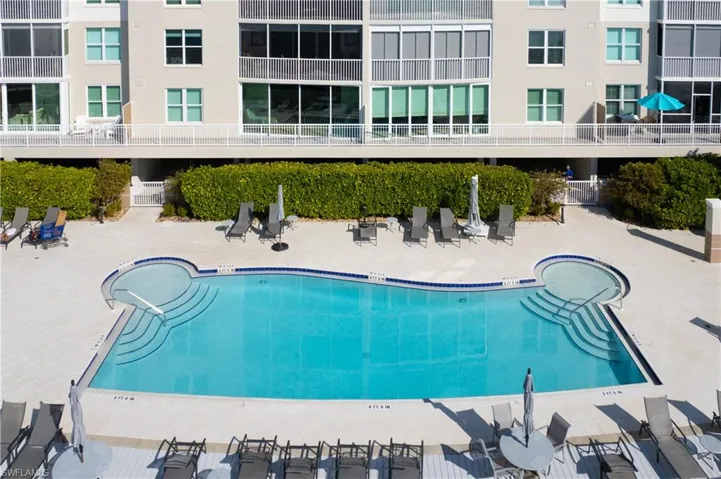 Plenty of room for sunning on the South facing pool area!