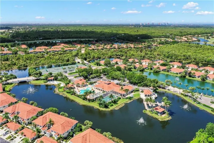 Aerial view of Lighthouse Bay at The Brooks