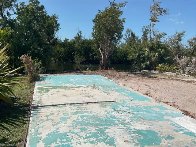 View of pool