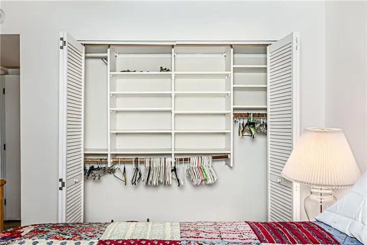 View of closet