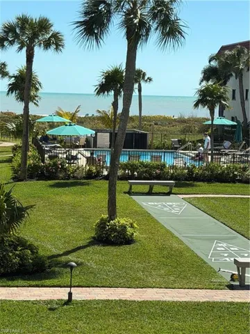 Aerial view of Sanibel’s East End Shoreline