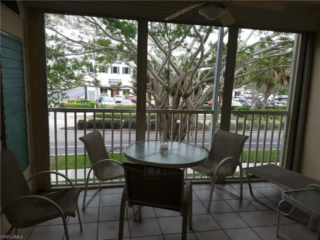 VIEW FROM THE BALCONY TO BANYAN BLVD