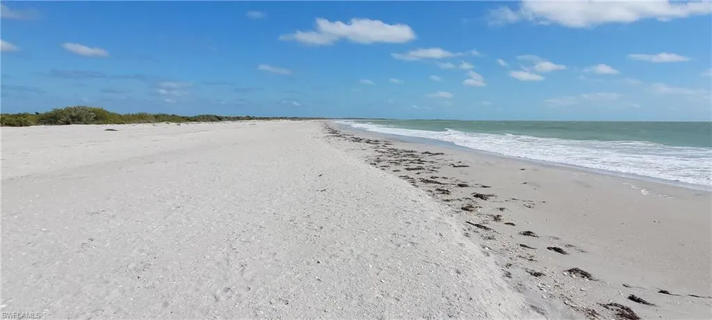 Long white beaches for miles