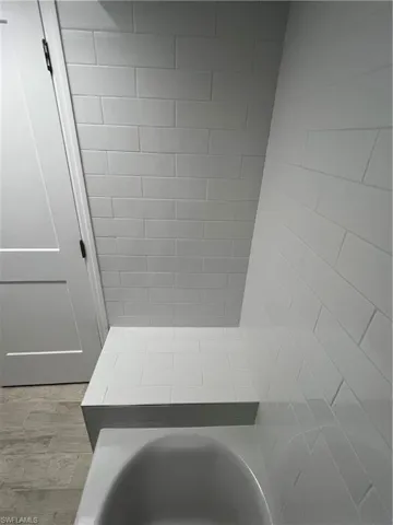 Room details featuring wood-type flooring