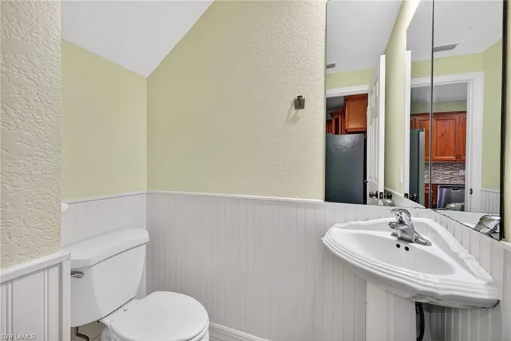 Half bath on first floor