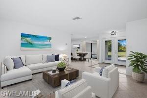 Virtual Staged Living Room