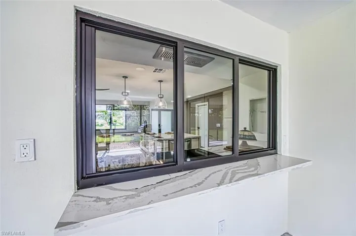 Passthrough kitchen window to lanai