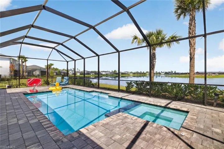 The largest pool the builder offered