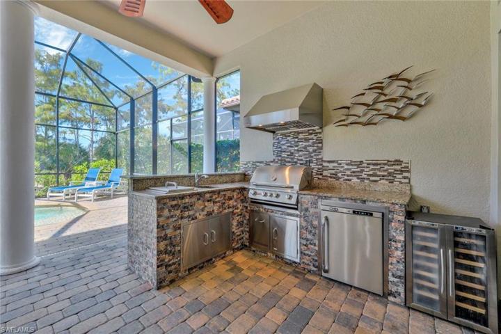 Beautiful outdoor kitchen.