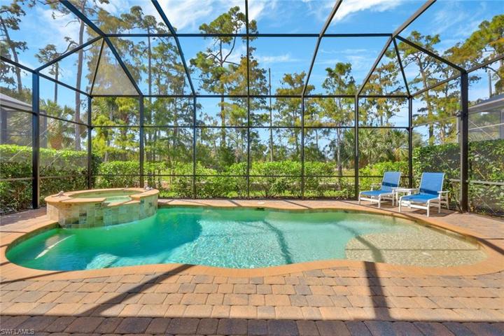 Salt water pool and spa.