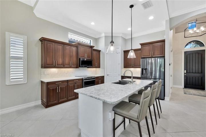 Quartz countertops.