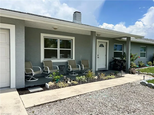 View of exterior entry