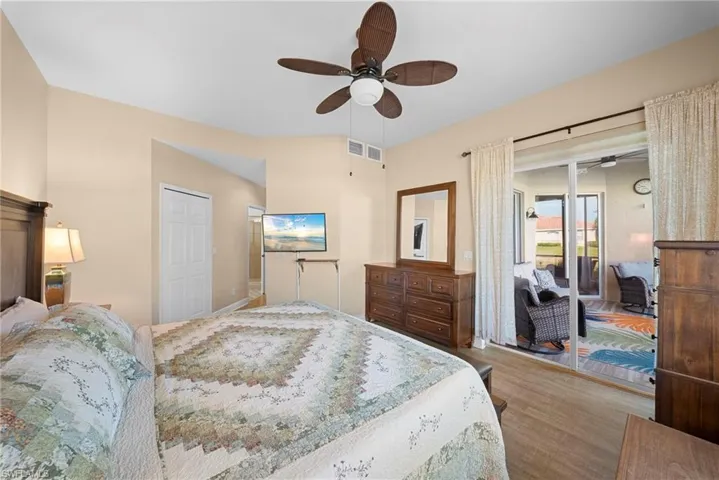 with sliding doors leading to lanai
