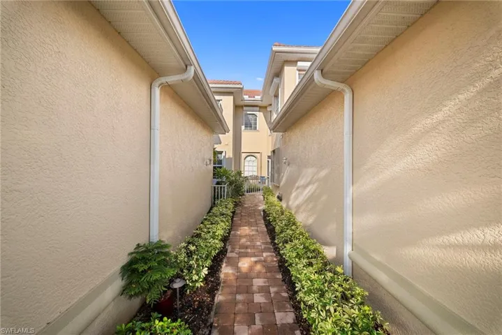 Walkway to front door